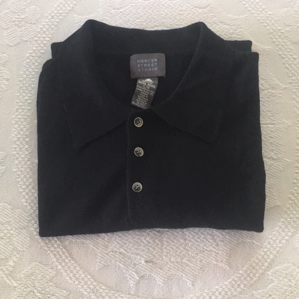 NWT Mercer Street Studio Men’s Wool Sweater Size L